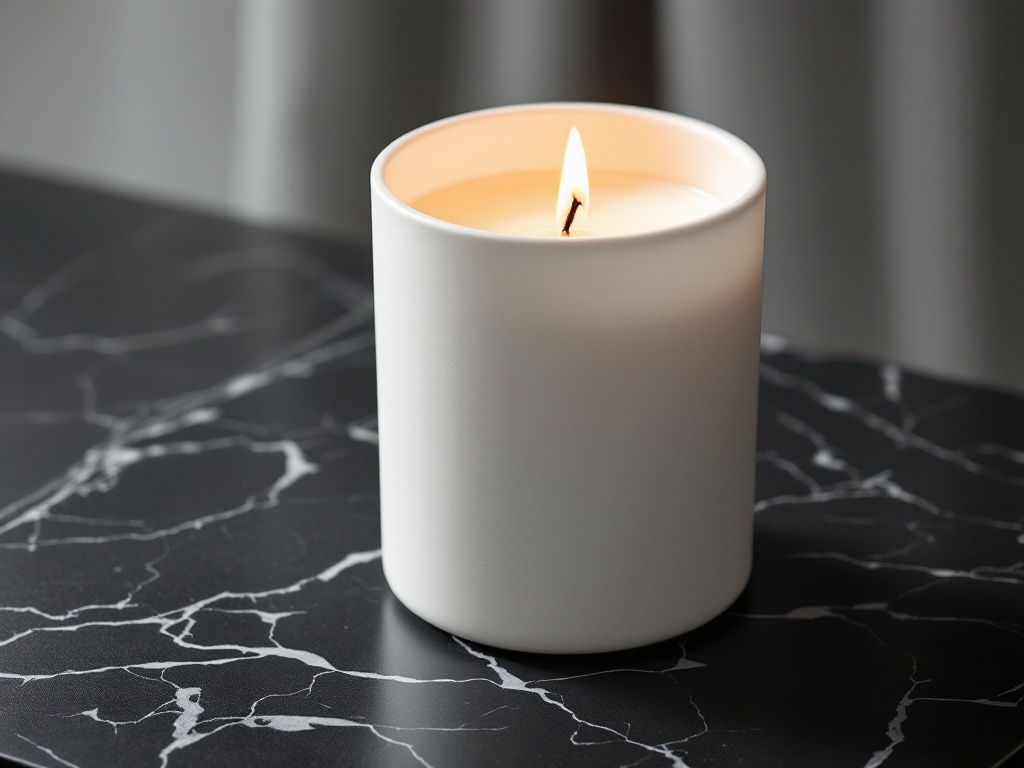 Candle product showcase