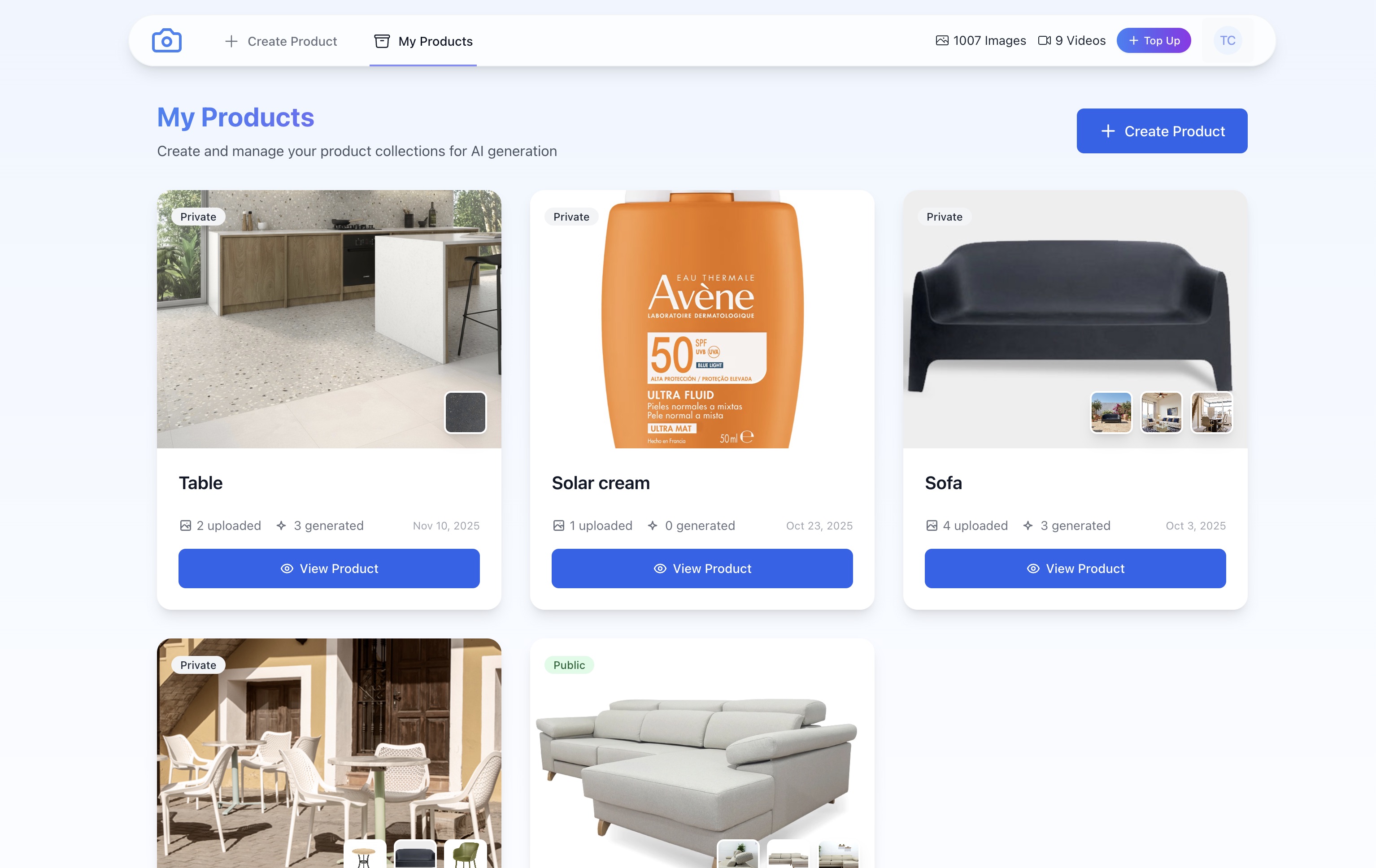 Screenshot placeholder: Iterapic AI editor with product uploaded